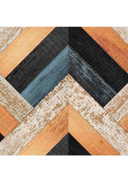 3 Boyutlu Ahşap Zigzag Desen Silinebilir Tekstil Duvar Kağıdı fiyatları