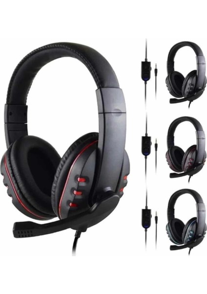 Bfs Oyuncu Kulaklığı Kulak Üstü Kablolu Stereo Mikrofonlu Yumuşak Kulak Yastığı fırsatları