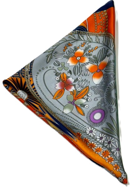 Desenli Saten Fular fiyatları