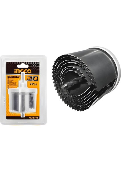 Ahşap ve Plastik Delme Panç Seti 7'li