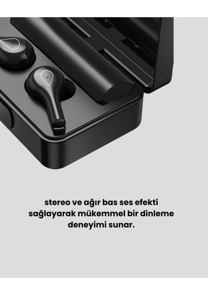 Bfs Bluetooth 5.1 Kablosuz Kulaklık – 3500 Mah Şarj Kutulu fırsatları