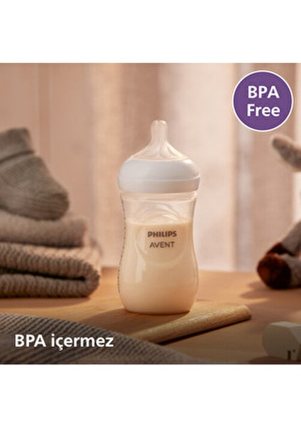 Natural Response Yenidoğan Hediye Seti 1 Adet Silikon Malzeme ile Anti-Kolik