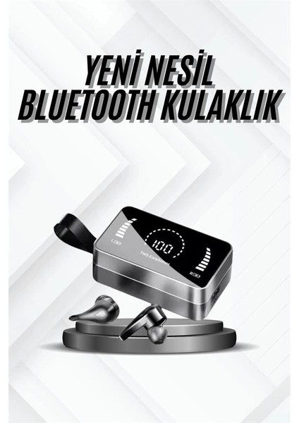 Bfs Tws Bluetooth Kulaklık Kablosuz Uzun Pil Ömrü Dijital Göstergeli Powerbank fiyatları