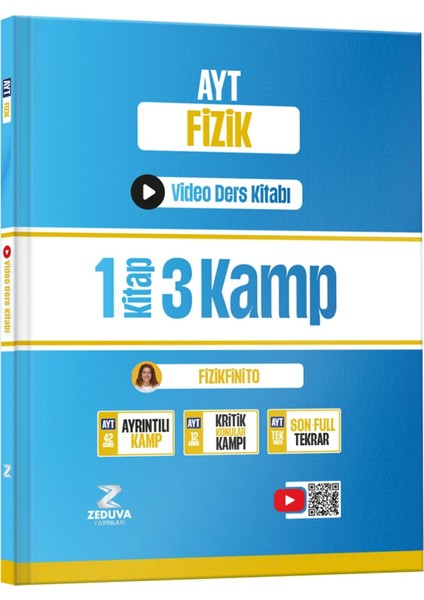 Fizikfinito Ayt Fizik 1 Kitap 3 Kamp Video Ders Kitabı