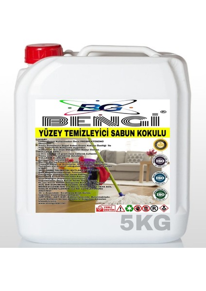 Yüzey Temizleyici Doğal Sabun Kokulu 5kg