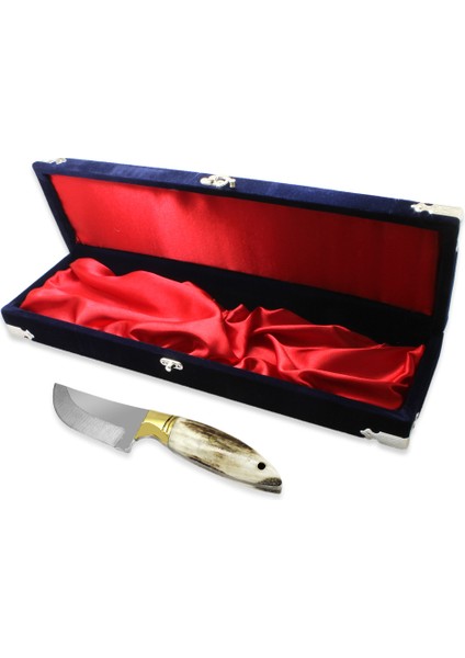 Özel Kutu Geyik Boynuzu Saplı Mini Barınlı Isme Özel 4116 Kalite Paslanmaz Çelik Avcı Kamp Bıçağı fırsatları