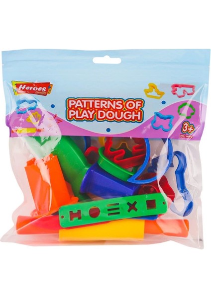 ERN-514 Oyun Hamuru Kalıpları -Eren Eğitici Oyuncakları modelleri