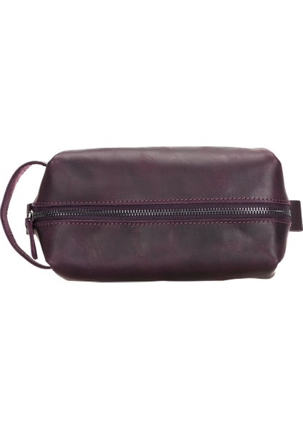Deri Bakım ve Seyahat Çantası, M Beden, Aa7 Mor