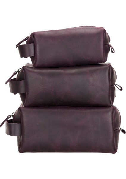 Deri Bakım ve Seyahat Çantası, x Beden, Aa7 Mor indirimleri