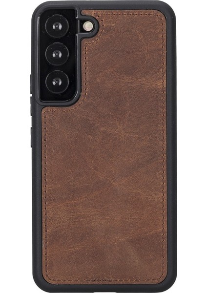 Samsung Galaxy S22 Uyumlu Deri Cüzdanlı Kılıf Mwwn G2 Kahve fiyatları