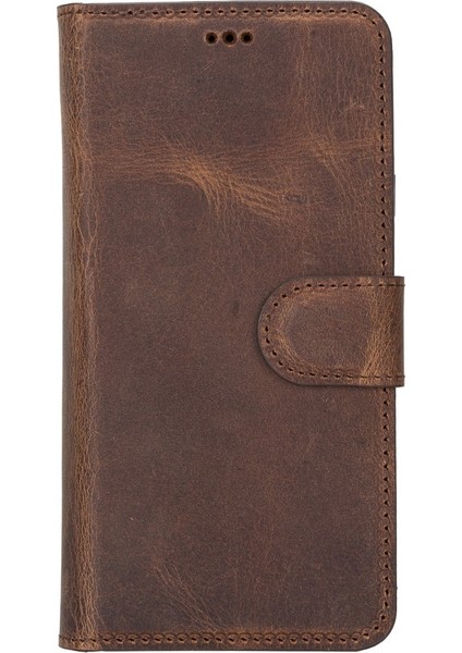 Samsung Galaxy S22 Uyumlu Deri Cüzdanlı Kılıf Mwwn G2 Kahve fırsatları