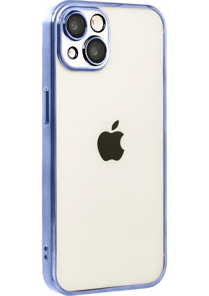 Drnds Newface Apple Iphone 15 Razer Lensli Silikon - Açık Mavi