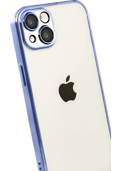 Drnds Newface Apple Iphone 15 Razer Lensli Silikon - Açık Mavi modelleri