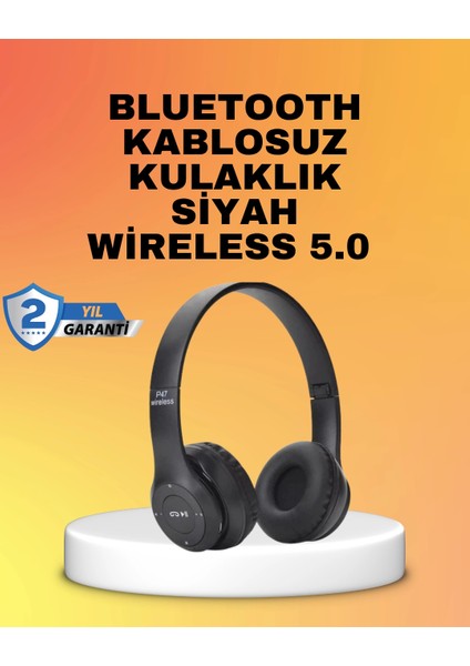 Bfs Mikrofonlu Kablosuz Kulaklık | Uzun Pil Ömrü ve Stereo Ses Performansı