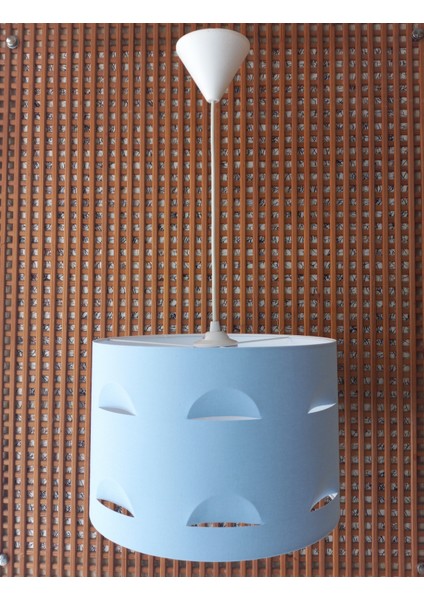 Mavi Kumaş M-0383 Kaplama 2.li Set Yatak Odası Genç ve Çocuk Odası Avize ve Abajur Seti fiyatları