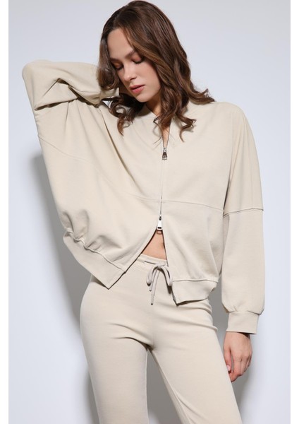 Taş Bomber Ceket ve Ispanyol Paça Eşofman Takım