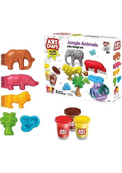 03997 Art Craft Orman Hayvanları Hamur Set 168 gr -Fentoys fiyatları