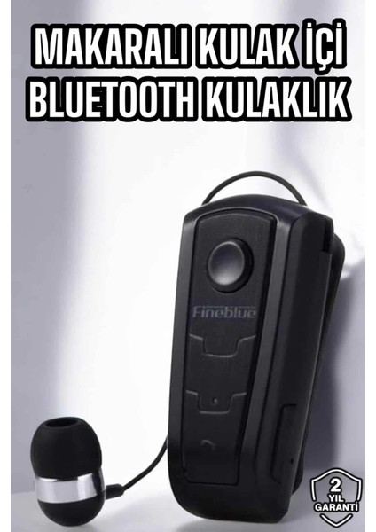 Bfs Makaralı Bluetooth Kulaklık Çağrı Cevaplama Kablolu Uzun Pil Ömrü