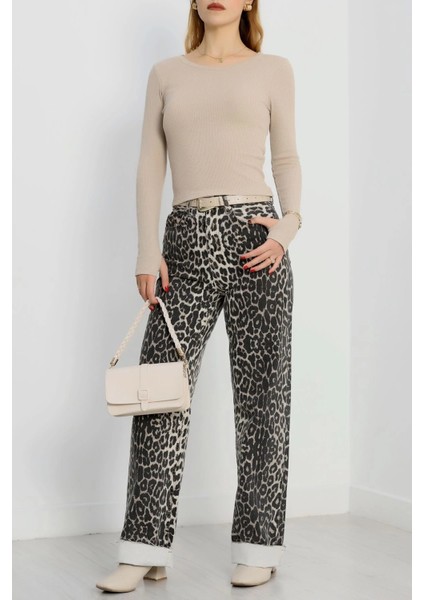 Mtxdpn Bisiklet Yaka Parmak Geçmeli Kaşkorse Bluz Bej A3829 (Beden: S) fiyatları