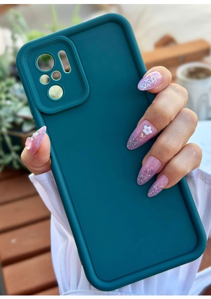 Redmi Note 10 ve Note 10S Uyumlu Mat Lansman Parmak Izi Bırakmaz Esnek Silikon Kılıf