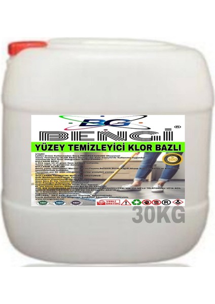 Yüzey Temizleyici Klor Bazlı 30KG