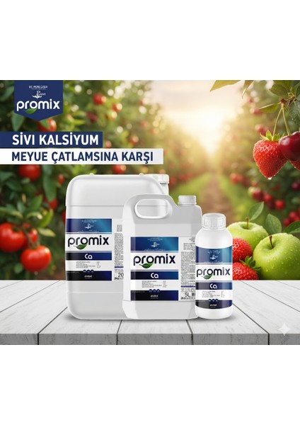 Promıx Ca Sıvı Kalsiyum Gübre (20 Lt) – %13.5 Cao + %8 N + %0.2 B | Yüksek Kalsiyum Takviyeli Nitratlı Sıvı Gübre fiyatları