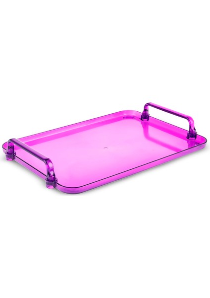 Claro Dikdörtgen Tepsi Mor 38 cm