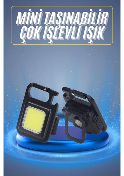 Bfs Kamp Çadır Lambası Şarjlı El Feneri Işıldak Anahtarlık Mini Mıknatıslı fiyatları