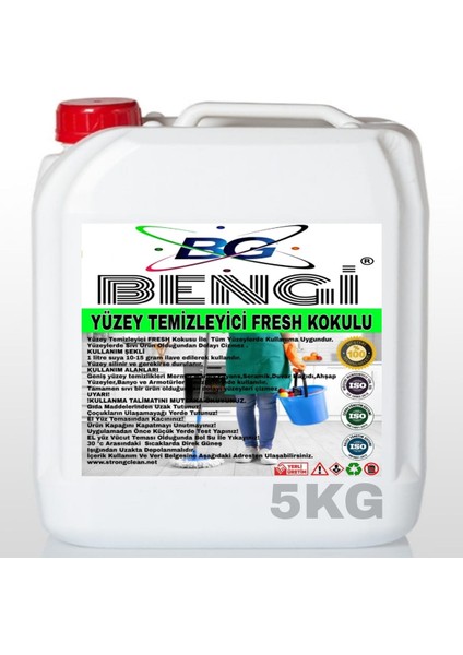Yüzey Temizleyici Fresh Kokulu 5kg