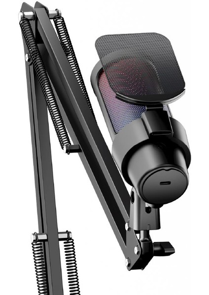DMK008 Rgb Gaming Masa Standlı Profesyonel Oyuncu ve Yayıncı Mikrofonu fiyatları