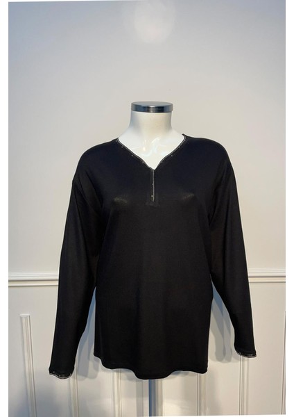 004101 Belgin Penye Bluz Yonca