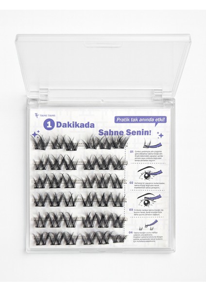 KP1451 - Takma Kirpik Günlük Masumiyet Kendinden Yapışkanlı - Siyah fiyatları