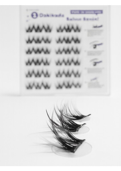 KP1451 - Takma Kirpik Günlük Masumiyet Kendinden Yapışkanlı - Siyah fırsatları