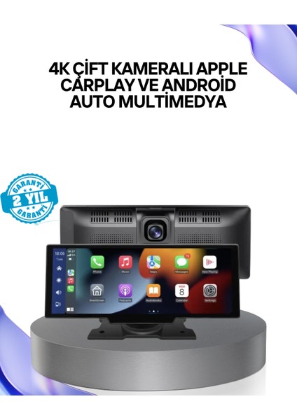 Bfs Renault Megane, Clio, Symbol, Captur, Toyota Corolla, Yaris, C-Hr, Ford Focus, Fiesta Uyumlu Kablosuz Carplay Multimedya 10.26” Dokunmatik Ekran