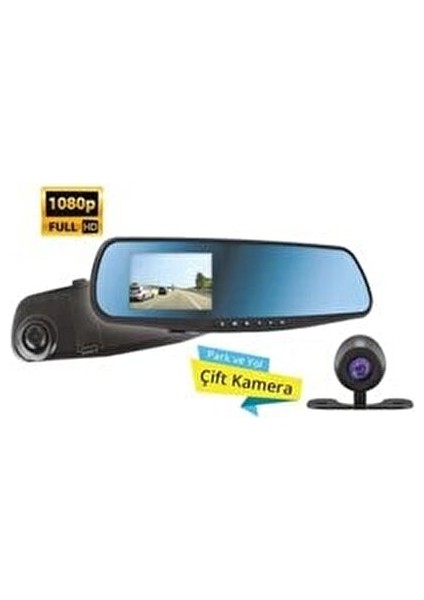 Araç İçi Yol Kayıt Kamerası Full HD 1080p 3,5 İnç Ekran ile Gelişmiş Özellikler indirimleri