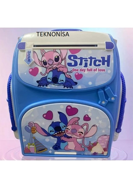 Stitch Parmak Izi Ile Çalişan Şifreli Otomatik Kağıt Para Alan Atm Kasa Kumbara fiyatları