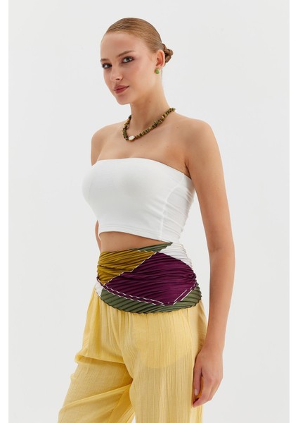 Straplez Penye Crop fırsatları