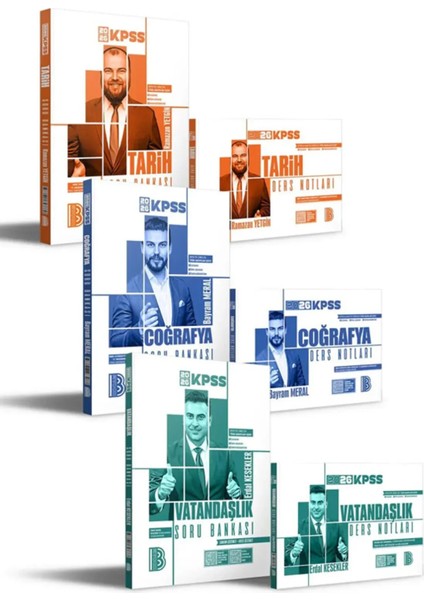 2026 Kpss Gygk Benim Hocam Tarih Coğrafya Vatandaşlık Soru Bankası Seti ve Ders Notları