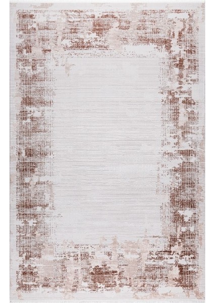 Keops D167E Krem Kahve Akrilik Salon Oturma Yatak Odası Halısı