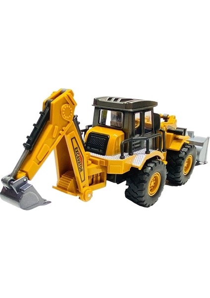 Oyuncak Model Metal Kepçe Dozer Excavatör Buldozer 30 cm Ön ve Arka Hareketli Kırılmaz Kepçe fırsatları