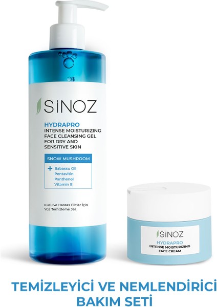 Hydrapro Temizleyici ve Nemlendirici 2’li Bakım Seti