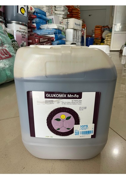 Glukomix Mn-Fe 20 Litre Mangan ve Demir Içerikli Gübre Çözeltisi