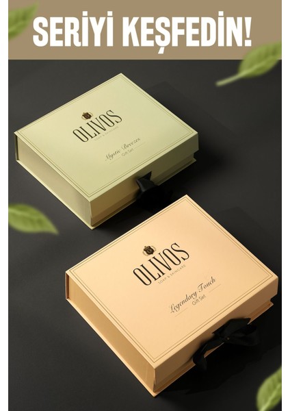 Mystic Breezes %100 Zeytinyağlı Hediye Sabun Seti (Şakayık & Eşek Sütü) | 3’lü El Yapımı Şık Kutu