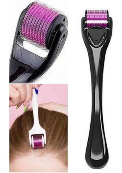 Bfs 540 Iğneli Derma Roller 1mm Titanyum Uçlu Saç Kaş Serum Kullanımına Uygun