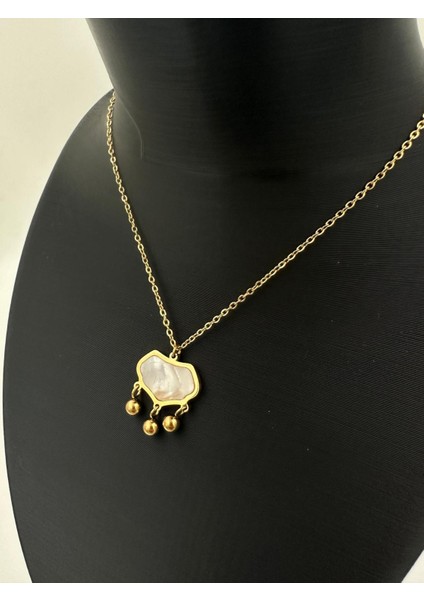 Gold Renk Çelik Düz Zincir Kadın Kolye fiyatları