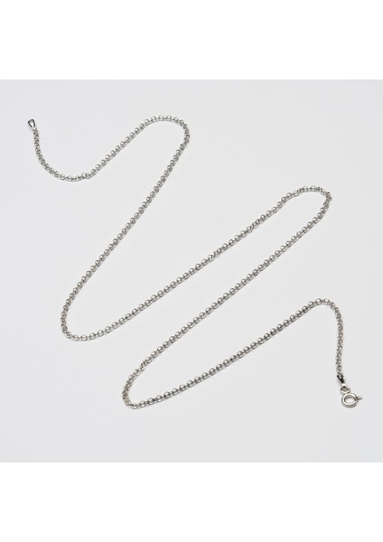 40 Mikron Rodyum Doç Gümüş Zincir modelleri