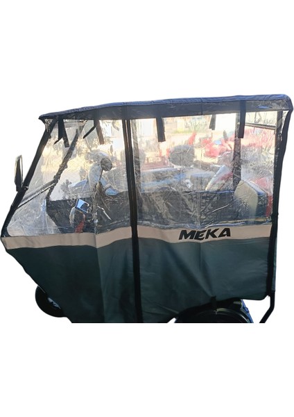 3 Tekerlekli Elektrikli Tek Kişilik Modellere Uyumlu Branda (4 Mevsim)