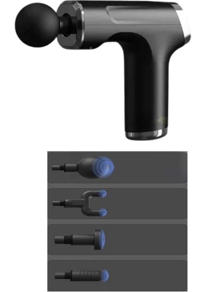 Bfs Profesyonel Masaj Tabancası Sporcu Masaj Aleti 4 Başlıklı Şarjlı Titreşimli indirimleri