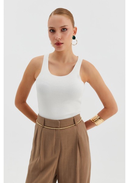 Askılı Esnek Triko Bluz fırsatları