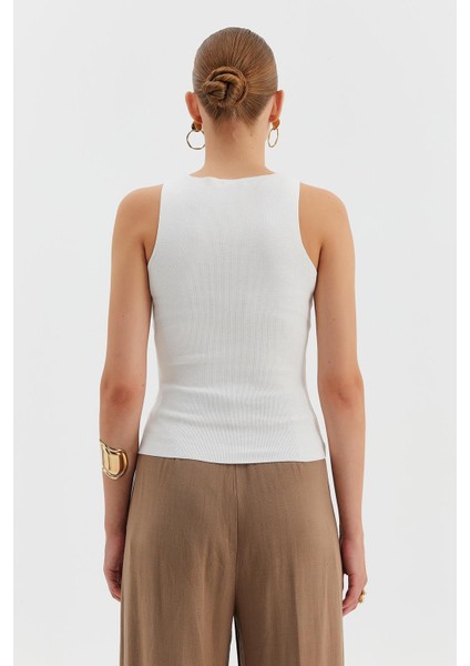 Askılı Esnek Triko Bluz indirimleri